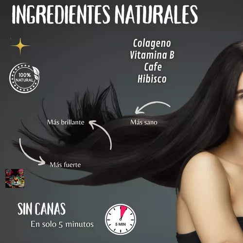NOVA ZAHID REFERNCE™ Tinte Champú: Di Adiós a las Canas en Solo 10 MINUTOS
