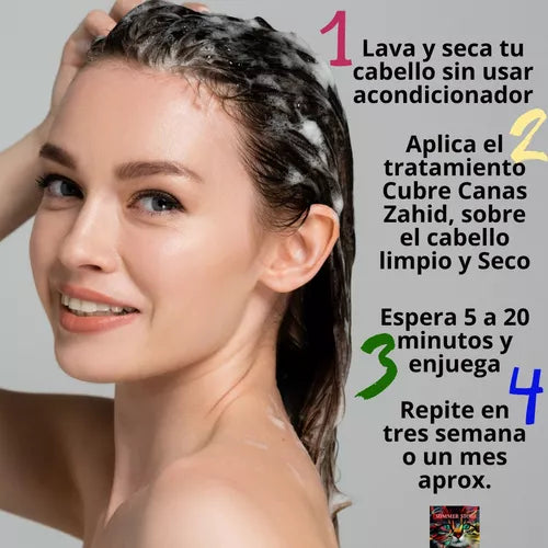 NOVA ZAHID REFERNCE™ Tinte Champú: Di Adiós a las Canas en Solo 10 MINUTOS